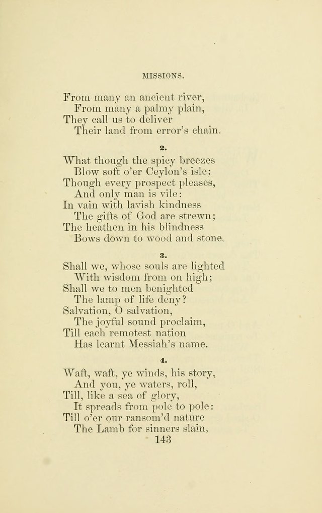 Hymns Recommended for use in the Reformed Episcopal Church page 150