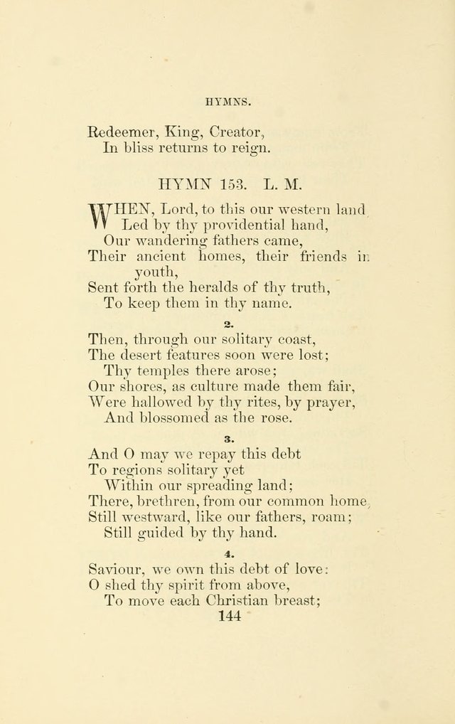 Hymns Recommended for use in the Reformed Episcopal Church page 151