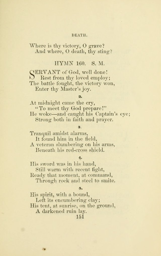 Hymns Recommended for use in the Reformed Episcopal Church page 158