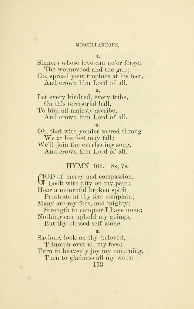 Hymns Recommended for use in the Reformed Episcopal Church page 160