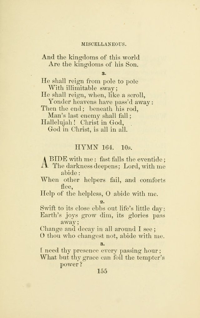 Hymns Recommended for use in the Reformed Episcopal Church page 162