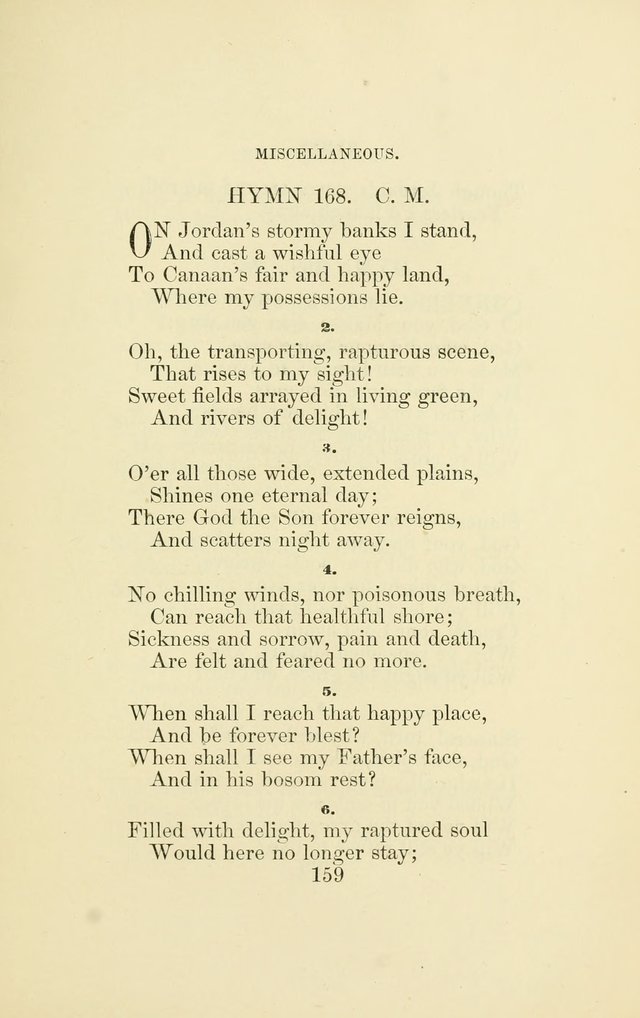 Hymns Recommended for use in the Reformed Episcopal Church page 166