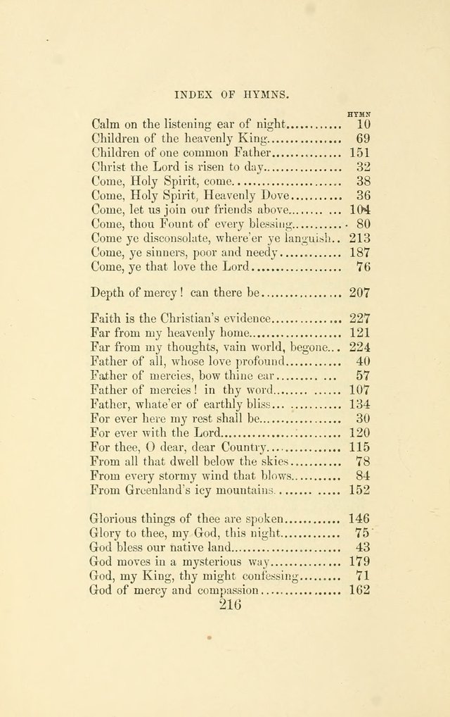 Hymns Recommended for use in the Reformed Episcopal Church page 223