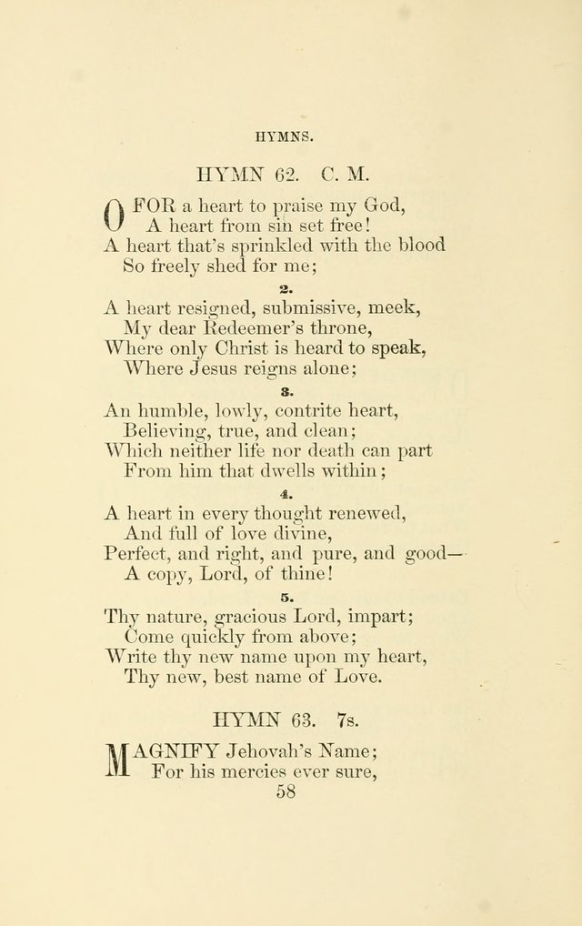 Hymns Recommended for use in the Reformed Episcopal Church page 65