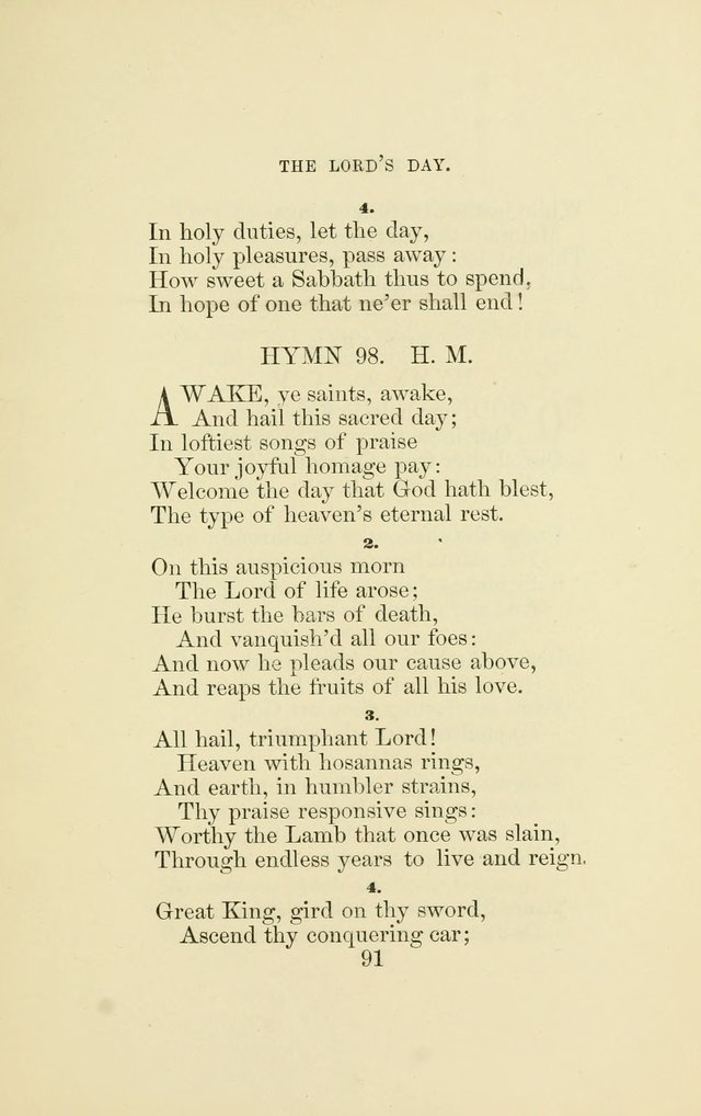 Hymns Recommended for use in the Reformed Episcopal Church page 98