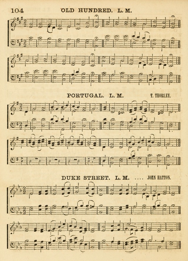 Hallowed Songs: a collection of the most popular hymns and tunes, both old, and new, designed for prayer and social meetings, revivals, family worship, and Sabbath schools page 104