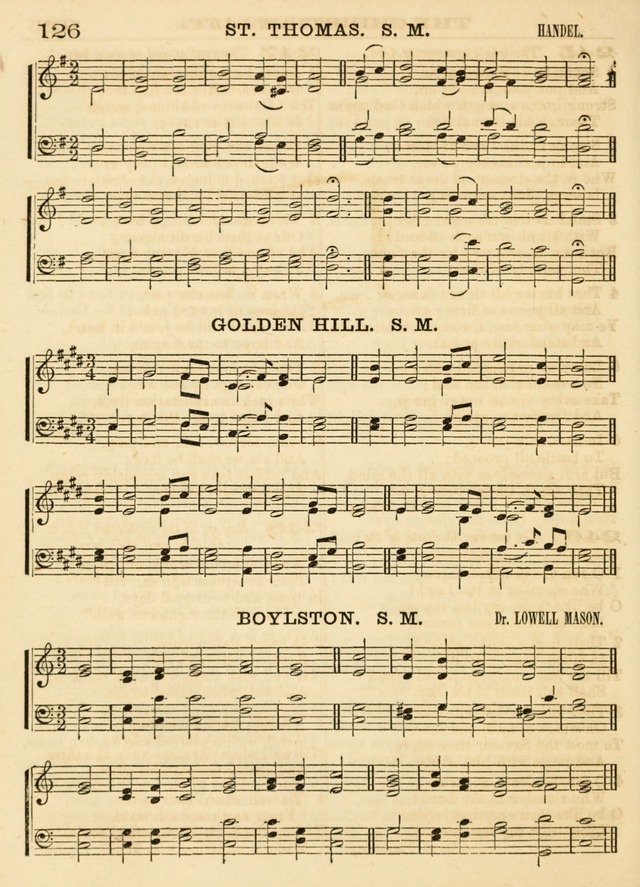 Hallowed Songs: a collection of the most popular hymns and tunes, both old, and new, designed for prayer and social meetings, revivals, family worship, and Sabbath schools page 126