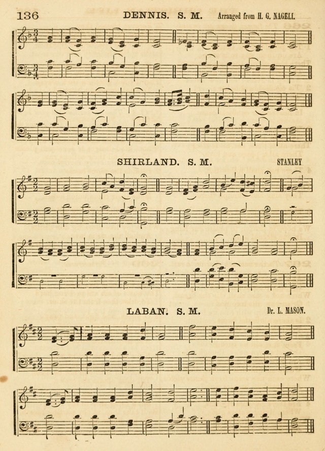 Hallowed Songs: a collection of the most popular hymns and tunes, both old, and new, designed for prayer and social meetings, revivals, family worship, and Sabbath schools page 136