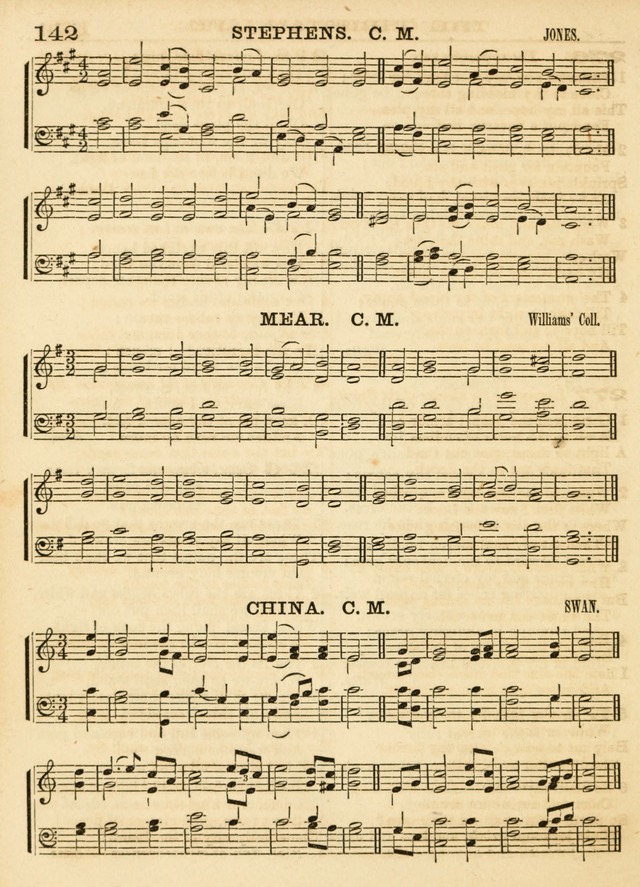Hallowed Songs: a collection of the most popular hymns and tunes, both old, and new, designed for prayer and social meetings, revivals, family worship, and Sabbath schools page 142