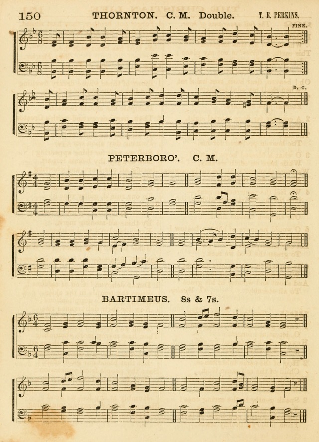 Hallowed Songs: a collection of the most popular hymns and tunes, both old, and new, designed for prayer and social meetings, revivals, family worship, and Sabbath schools page 150