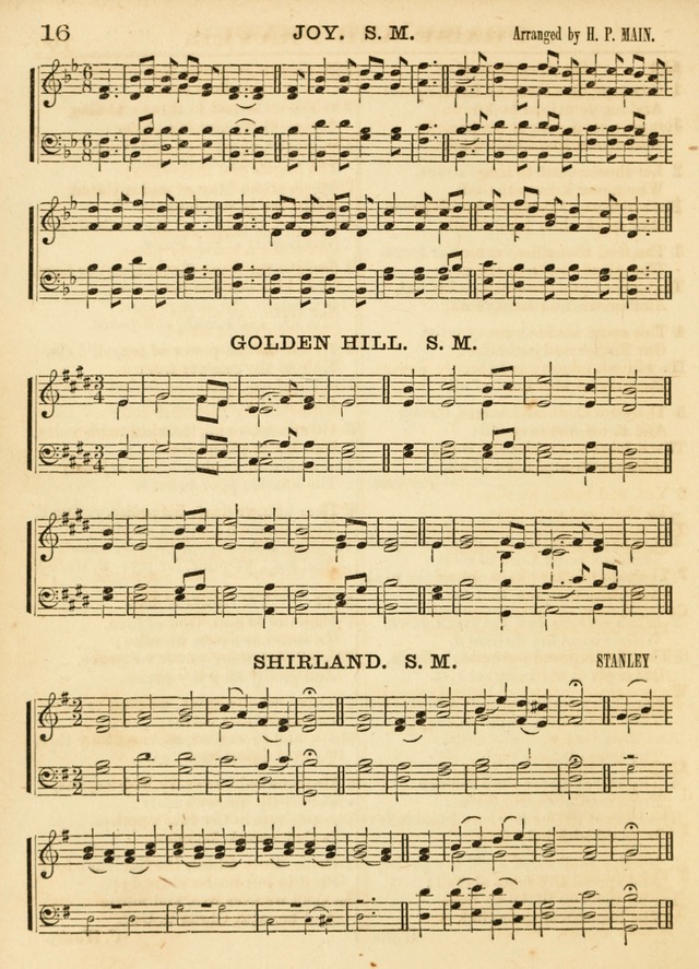 Hallowed Songs: a collection of the most popular hymns and tunes, both old, and new, designed for prayer and social meetings, revivals, family worship, and Sabbath schools page 16