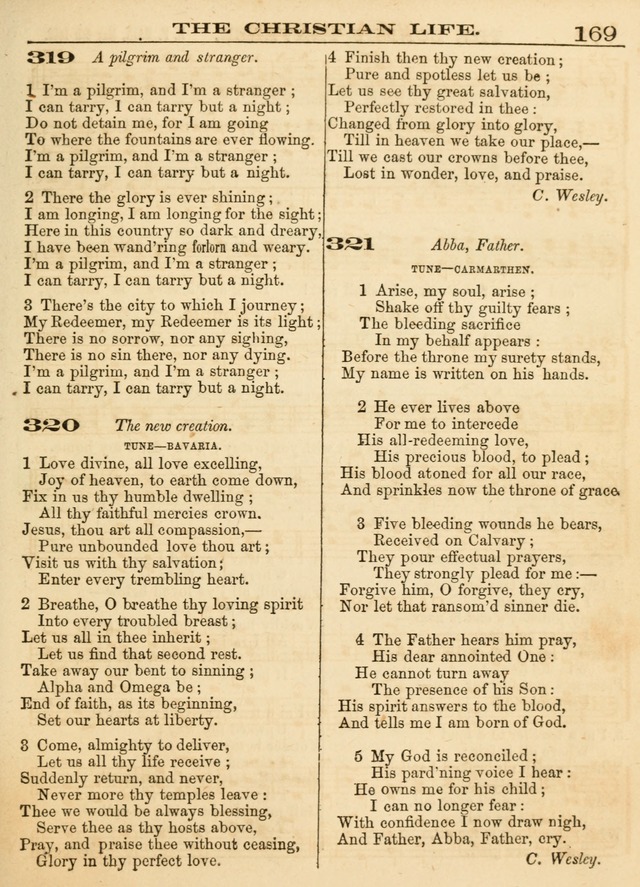 Hallowed Songs: a collection of the most popular hymns and tunes, both old, and new, designed for prayer and social meetings, revivals, family worship, and Sabbath schools page 169