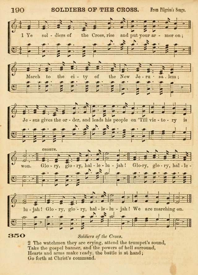 Hallowed Songs: a collection of the most popular hymns and tunes, both old, and new, designed for prayer and social meetings, revivals, family worship, and Sabbath schools page 190