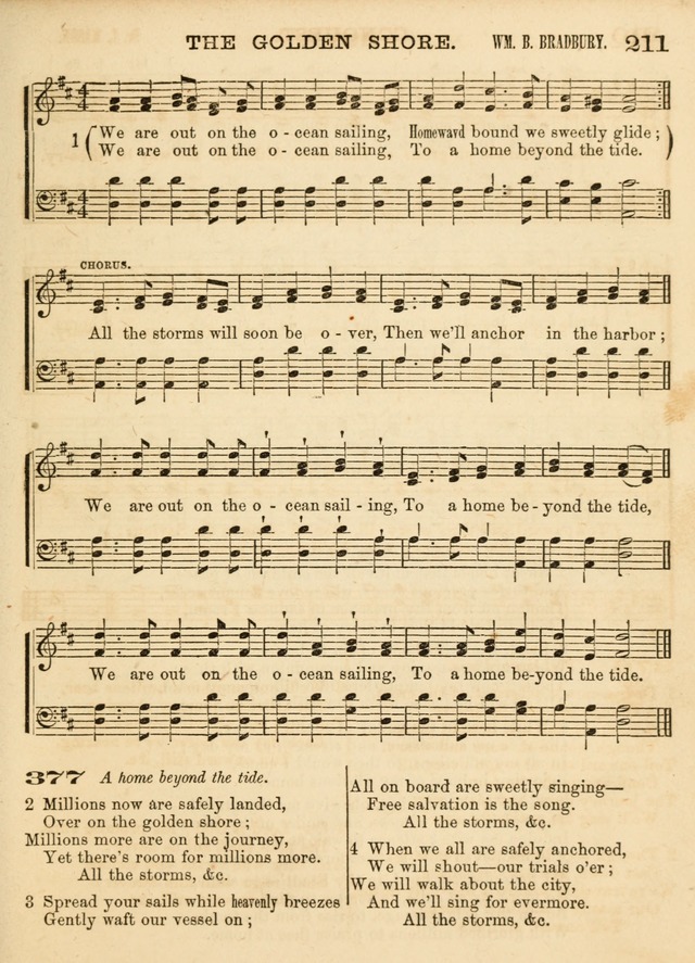 Hallowed Songs: a collection of the most popular hymns and tunes, both old, and new, designed for prayer and social meetings, revivals, family worship, and Sabbath schools page 211