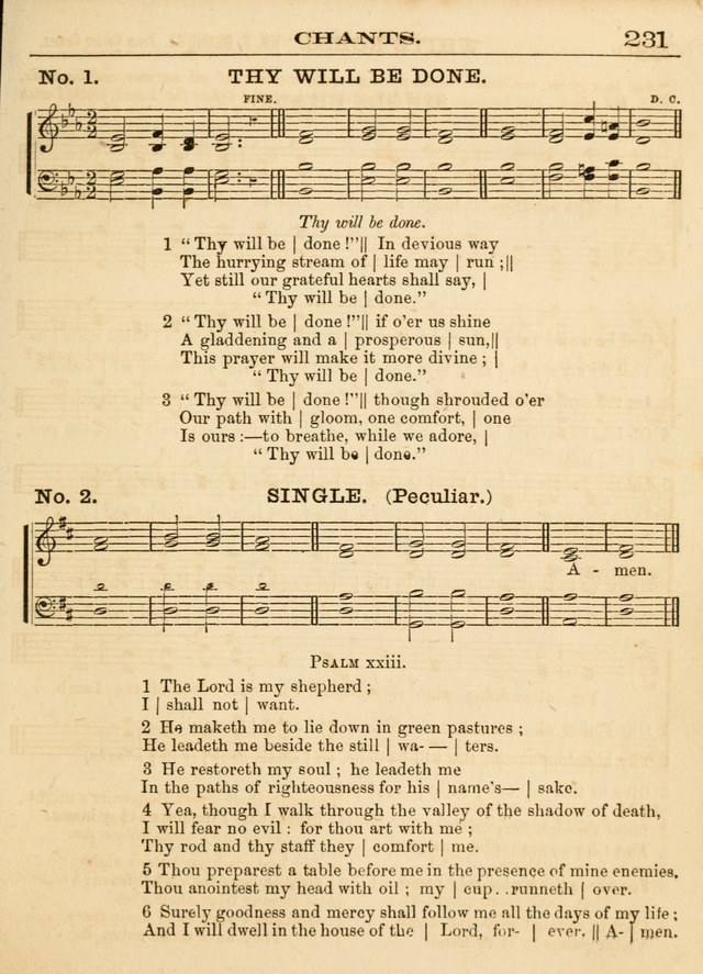 Hallowed Songs: a collection of the most popular hymns and tunes, both old, and new, designed for prayer and social meetings, revivals, family worship, and Sabbath schools page 231