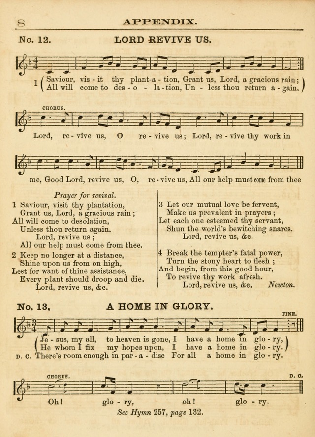 Hallowed Songs: a collection of the most popular hymns and tunes, both old, and new, designed for prayer and social meetings, revivals, family worship, and Sabbath schools page 248