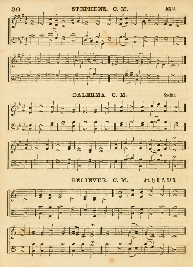 Hallowed Songs: a collection of the most popular hymns and tunes, both old, and new, designed for prayer and social meetings, revivals, family worship, and Sabbath schools page 30