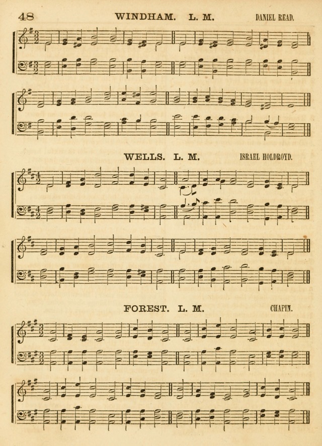 Hallowed Songs: a collection of the most popular hymns and tunes, both old, and new, designed for prayer and social meetings, revivals, family worship, and Sabbath schools page 48