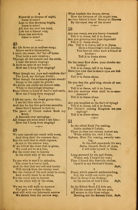 Highway Songs: for Gospel meetings, camp meetings, family worship, Sabbath schools, little soldiers page 27