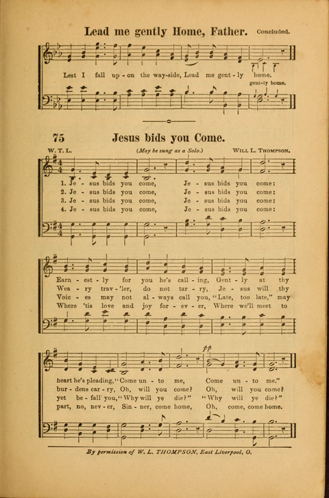 Highway Songs: for Gospel meetings, camp meetings, family worship, Sabbath schools, little soldiers page 49