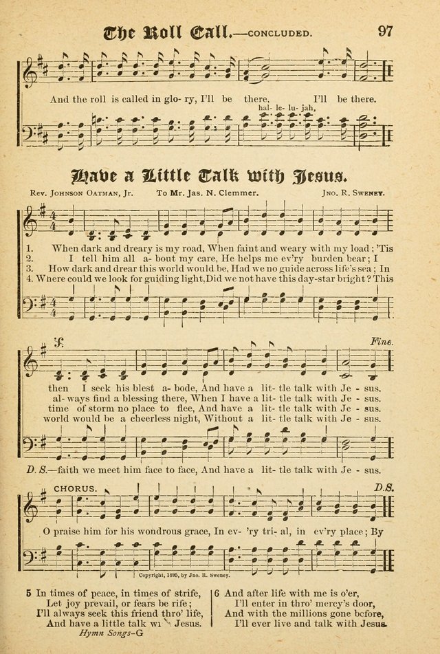 Hymn-Songs: for use in the Sunday school, young people