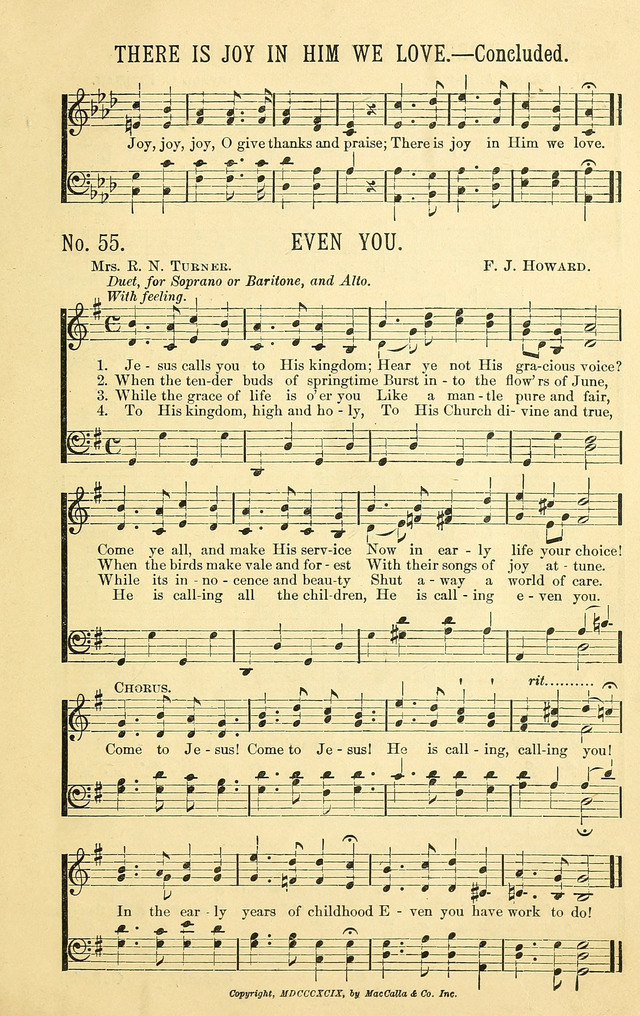 Heavenly Sunlight: containing gems of song for Sunday schools, young people