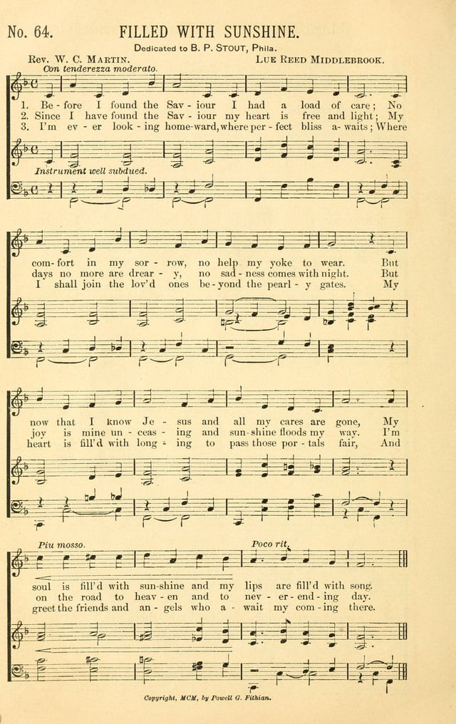 Heavenly Sunlight: containing gems of song for Sunday schools, young people