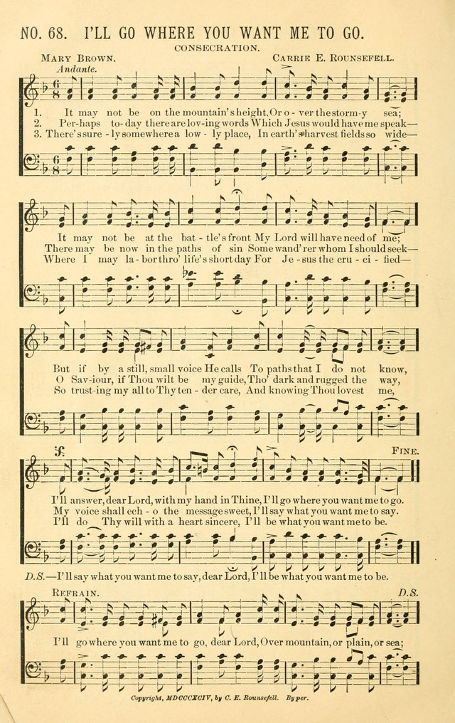 Heavenly Sunlight: containing gems of song for Sunday schools, young people