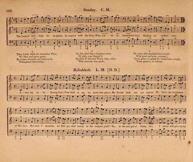 Harmonia Sacra: a Compilation of Psalm and Hymn Tunes [from the most celebrated European masters] page 160