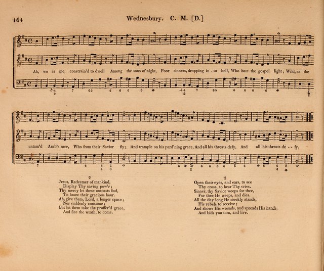 Harmonia Sacra: a Compilation of Psalm and Hymn Tunes [from the most celebrated European masters] page 164