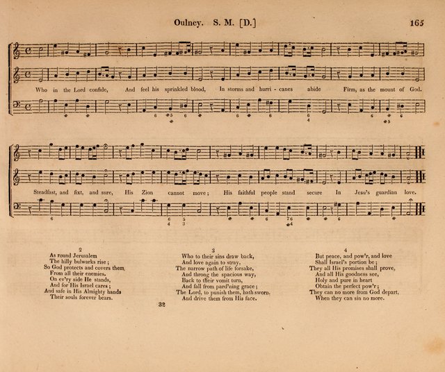 Harmonia Sacra: a Compilation of Psalm and Hymn Tunes [from the most celebrated European masters] page 165