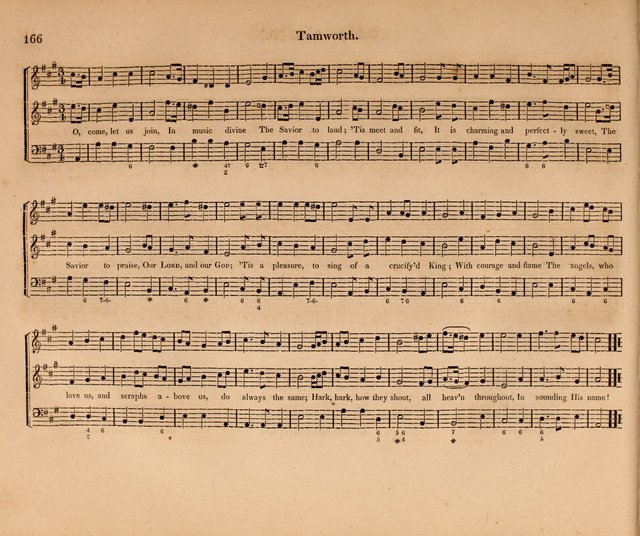 Harmonia Sacra: a Compilation of Psalm and Hymn Tunes [from the most celebrated European masters] page 166