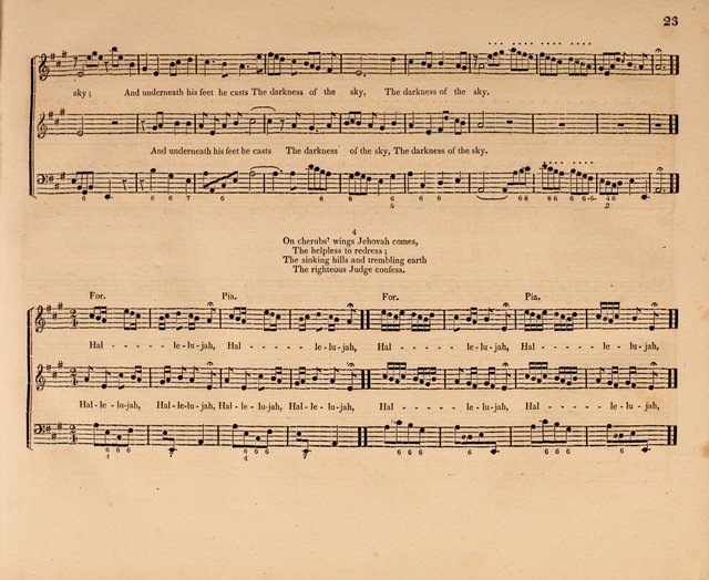 Harmonia Sacra: a Compilation of Psalm and Hymn Tunes [from the most celebrated European masters] page 23
