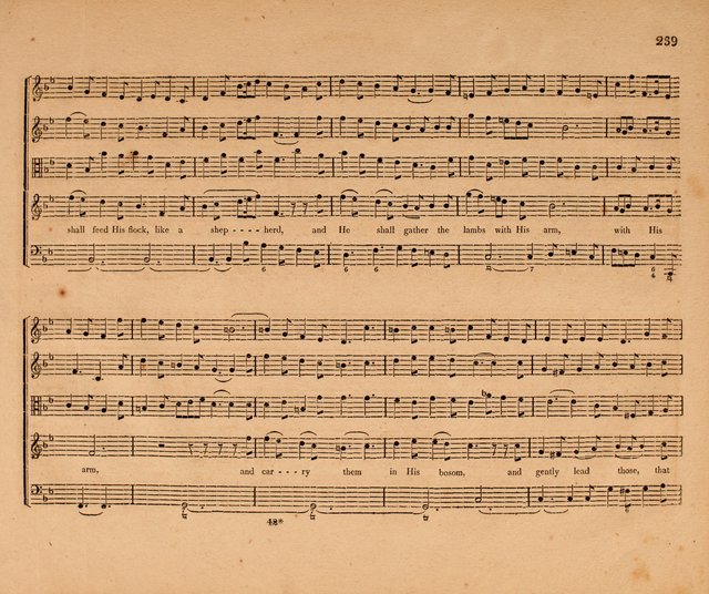 Harmonia Sacra: a Compilation of Psalm and Hymn Tunes [from the most celebrated European masters] page 239