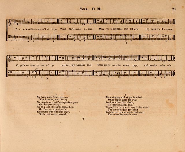 Harmonia Sacra: a Compilation of Psalm and Hymn Tunes [from the most celebrated European masters] page 25