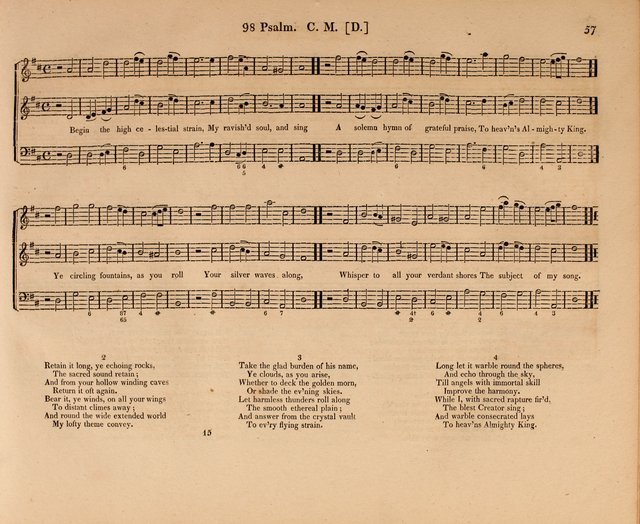 Harmonia Sacra: a Compilation of Psalm and Hymn Tunes [from the most celebrated European masters] page 57