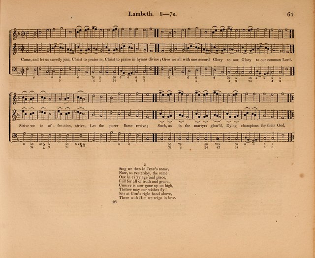 Harmonia Sacra: a Compilation of Psalm and Hymn Tunes [from the most celebrated European masters] page 61