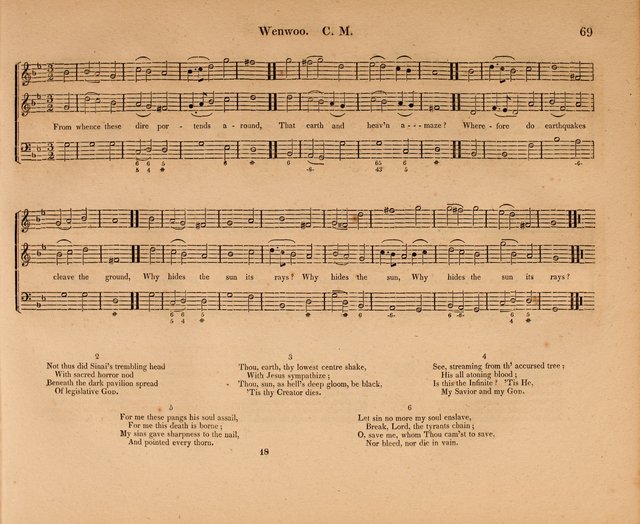 Harmonia Sacra: a Compilation of Psalm and Hymn Tunes [from the most celebrated European masters] page 69