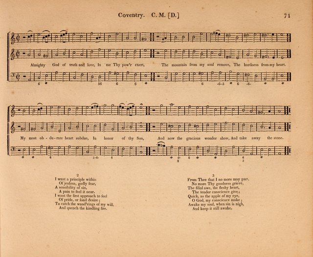 Harmonia Sacra: a Compilation of Psalm and Hymn Tunes [from the most celebrated European masters] page 71