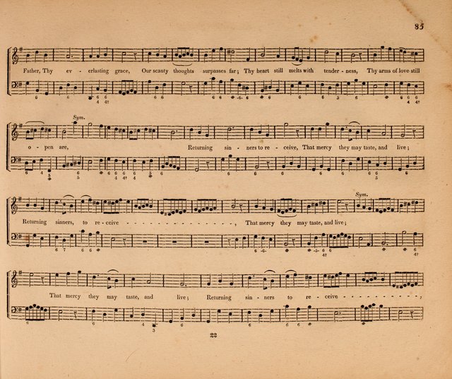 Harmonia Sacra: a Compilation of Psalm and Hymn Tunes [from the most celebrated European masters] page 85