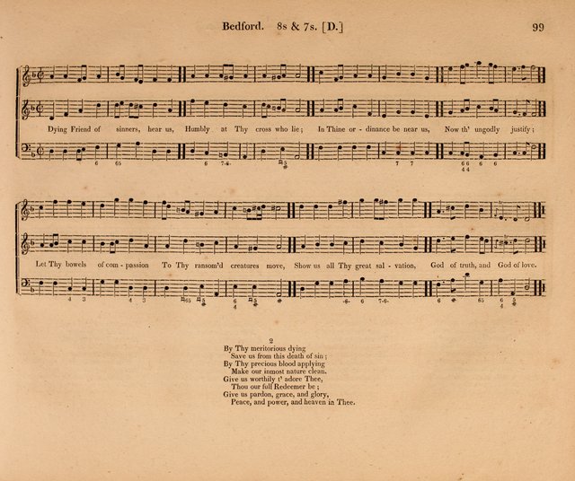 Harmonia Sacra: a Compilation of Psalm and Hymn Tunes [from the most celebrated European masters] page 99