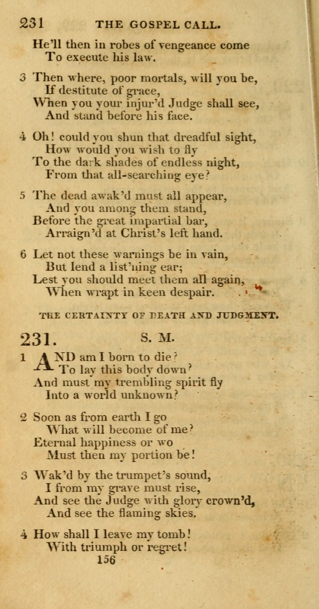 Hymns, Selected and Original: for public and private worship (1st ed.) page 156