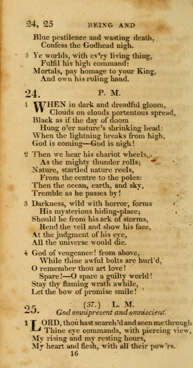 Hymns, Selected and Original: for public and private worship (1st ed.) page 16