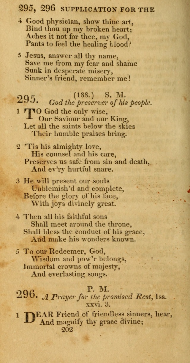 Hymns, Selected and Original: for public and private worship (1st ed.) page 202