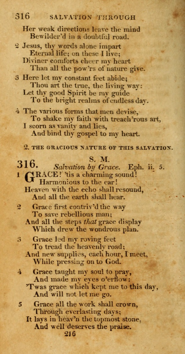 Hymns, Selected and Original: for public and private worship (1st ed.) page 216