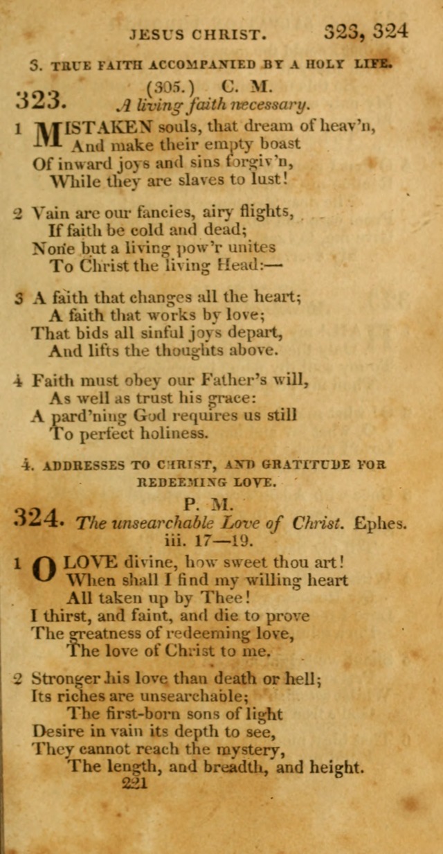 Hymns, Selected and Original: for public and private worship (1st ed.) page 221