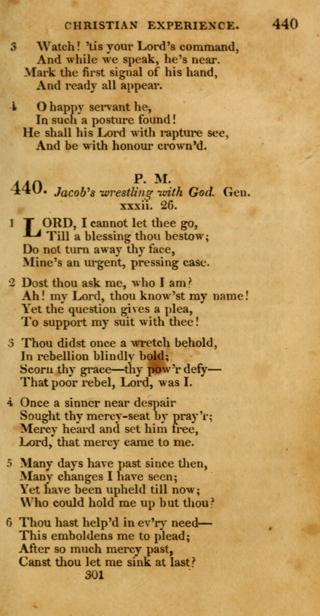 Hymns, Selected and Original: for public and private worship (1st ed.) page 301