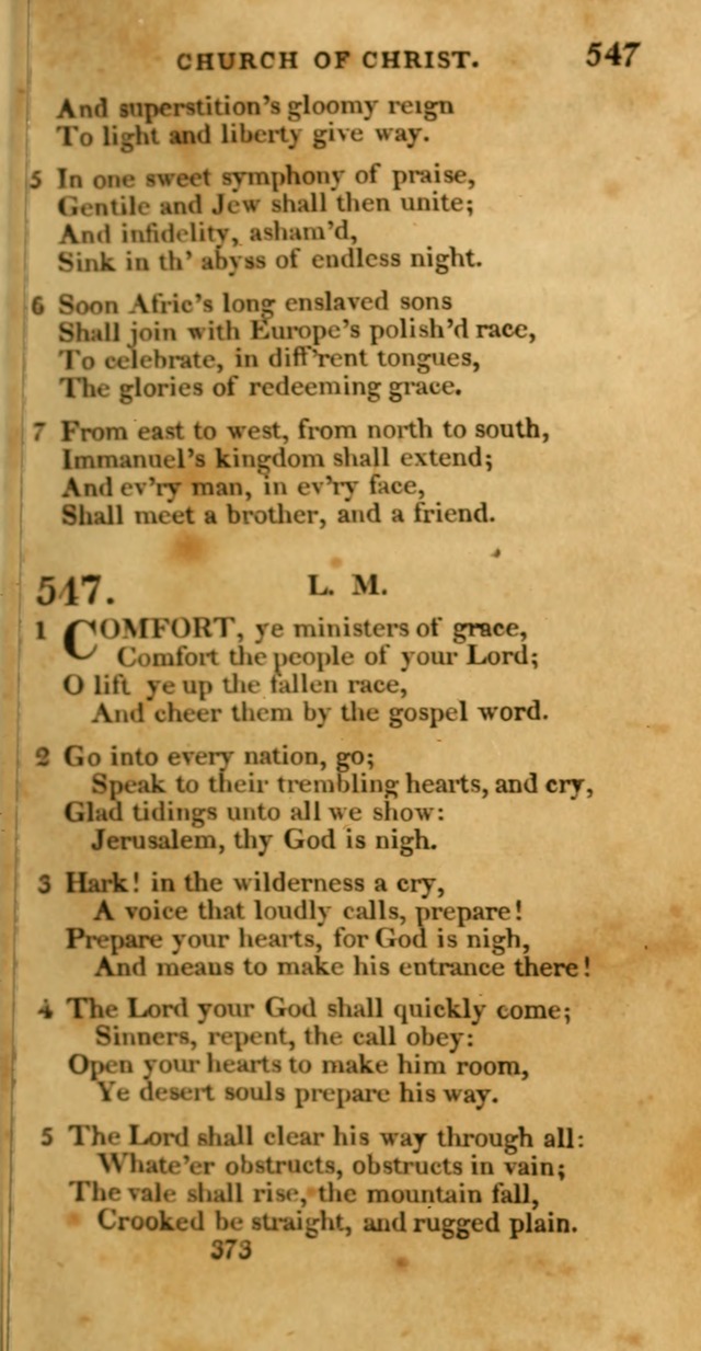 Hymns, Selected and Original: for public and private worship (1st ed.) page 373