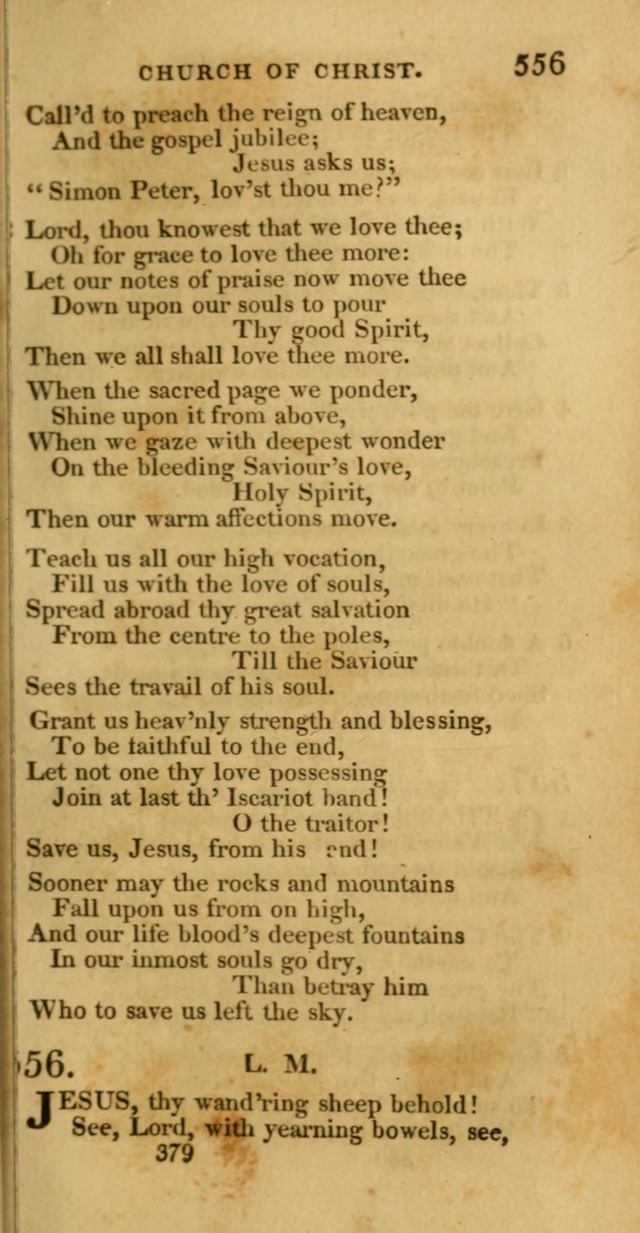 Hymns, Selected and Original: for public and private worship (1st ed.) page 379