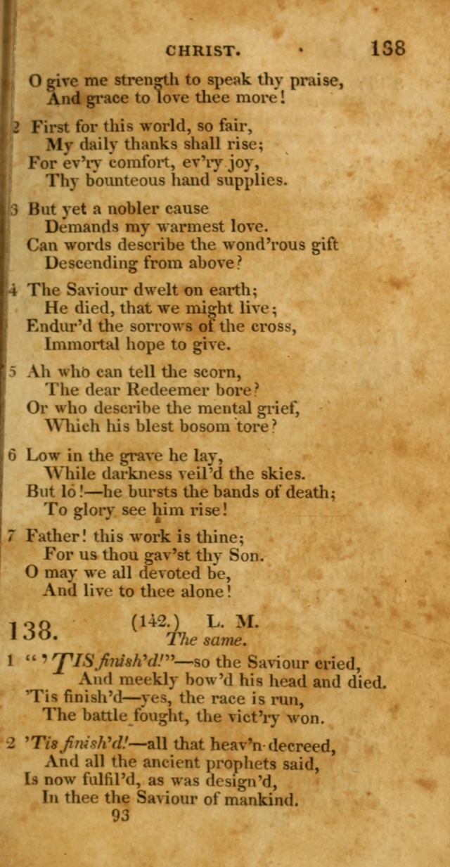 Hymns, Selected and Original: for public and private worship (1st ed.) page 93